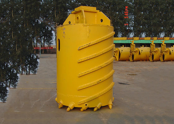 Gele Hoogte 1200mm van Kleuren6pcs Tanden Boorkernvat